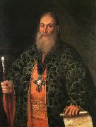 Antropov, Aleksei Portrait of Father Fyodor Dubyansky Spain oil painting artist